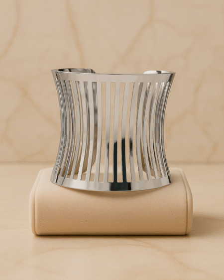 Radiance Wave Cuff Bangles By VIKTAMNA