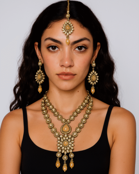 Rajvanshi Kundan Haar Set