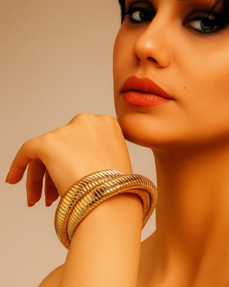 Snake Coil Bracelet by VIKTAMNA