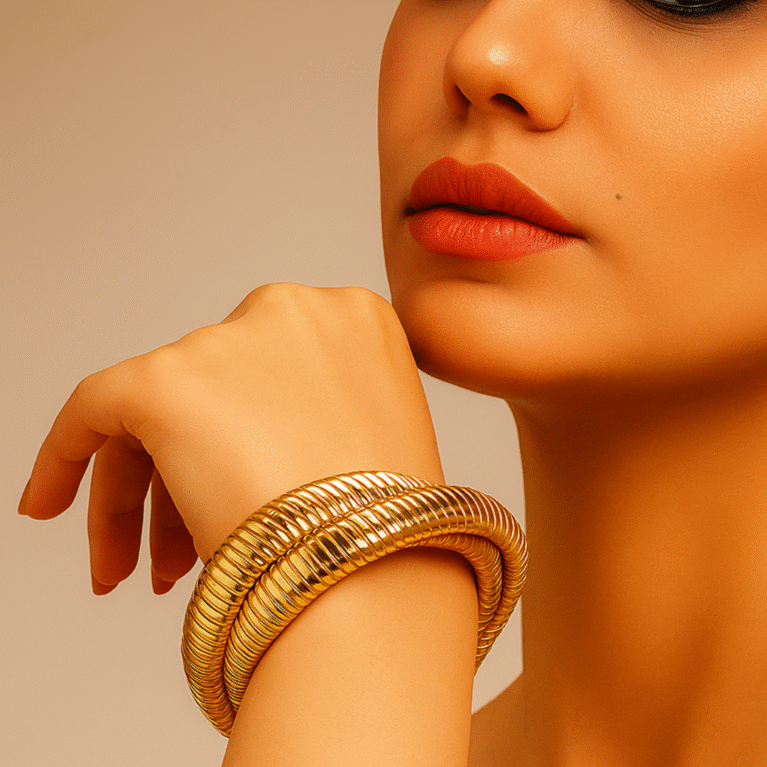 Snake Coil Bracelet by VIKTAMNA