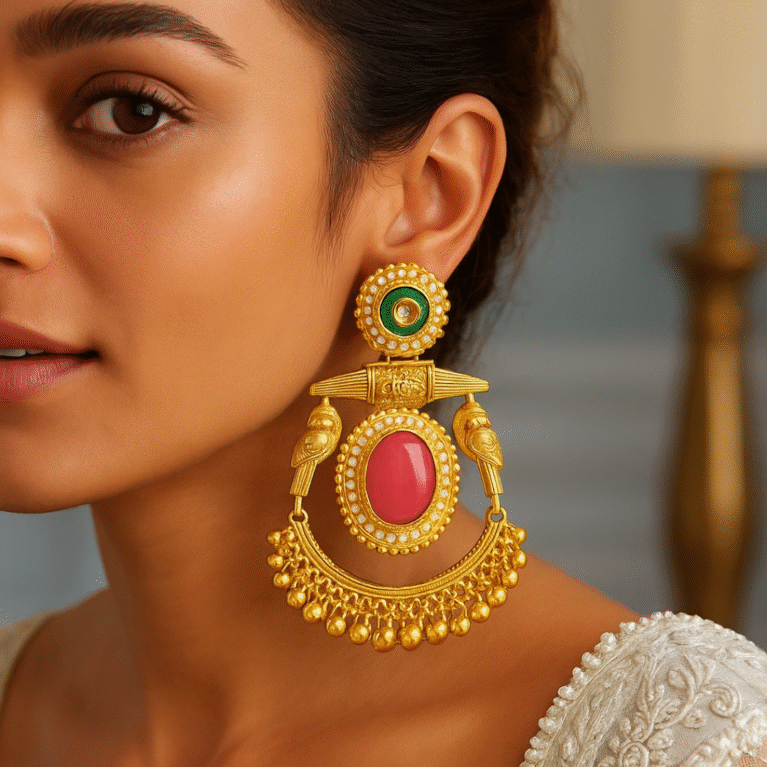 Rajni Tassel Jhumkas by VIKTAMNA